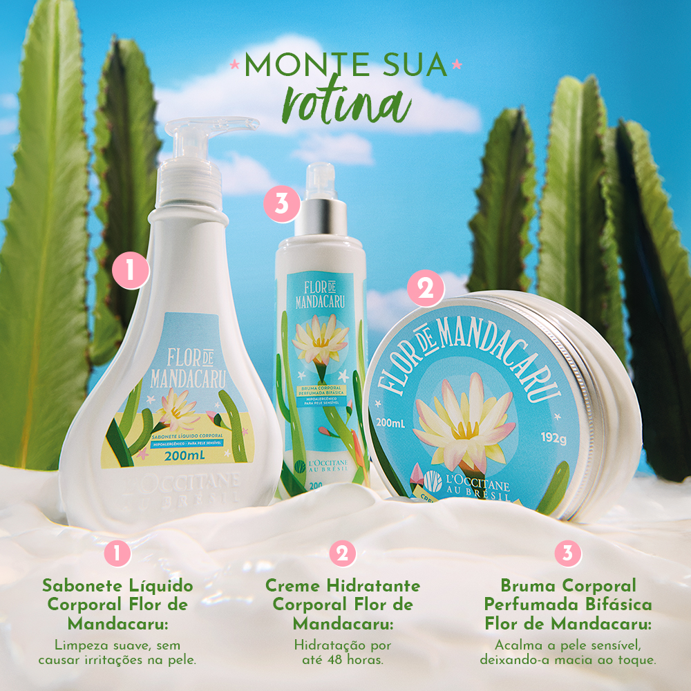 Bruma Corporal Perfumada Bifásica Flor de Mandacaru 200mL, ,  large image number 5